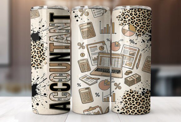 Accountant 20oz Tumbler Wrap PNG: A Designer's Review