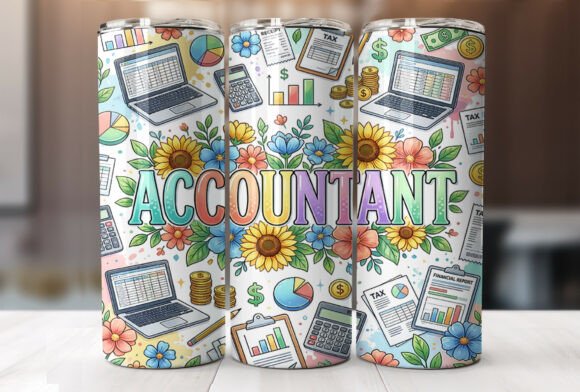 Botanical Accountant 20oz Tumbler Wrap: A Designer's Review