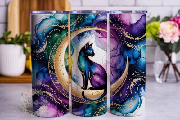 Cosmic Cat Moon Art: A Designer's Review for Embroidery