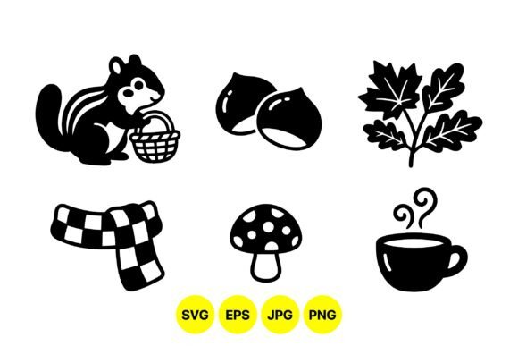 Cozy Autumn Icons Svg Set: A Designer's Review