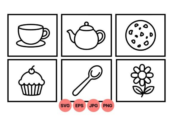 Cozy Tea Time Svg Icons: A Designer's Review