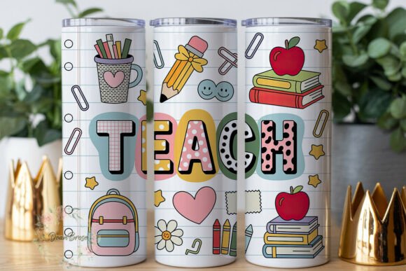 Cute Teacher Appreciation 20oz Tumbler Design Review