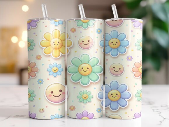 Daisy Smile Flower 20 Oz Tumbler Wrap: A Designer's Review