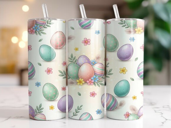 Easter Floral Egg Tumbler Wrap: A Designer's Review