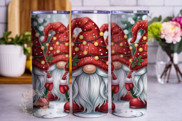 Festive Gnome Lights 20oz Tumbler Wrap Review