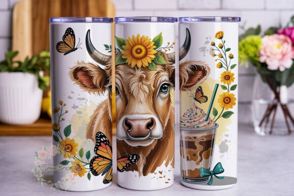 Fluffy Cow Sunflower 20oz Tumbler Wrap Review