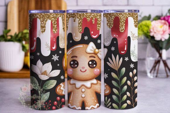 Gingerbread Winter Floral 20oz Tumbler: A Designer's Review