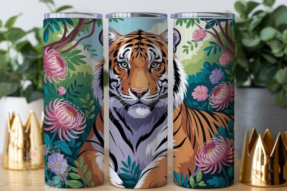 Jungle Tiger Bloom: A Designer's Review for 20oz Wraps
