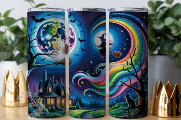 Magical Night Flying Witch 20oz Tumbler Review