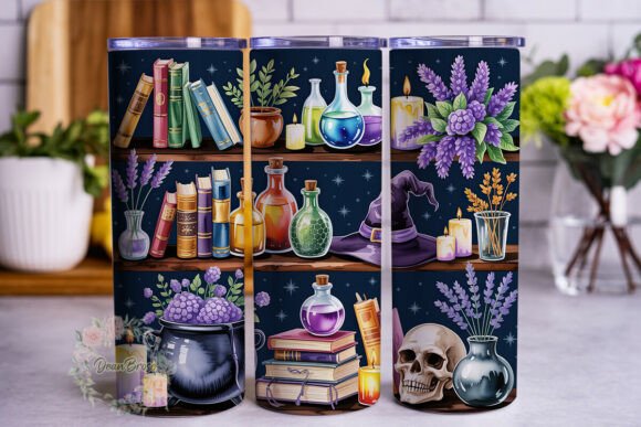 Mystical Bookshelf 20oz Tumbler Wrap Review