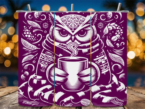 Owl Coffee Cup Mandala: A Designer's Review for Embroidery