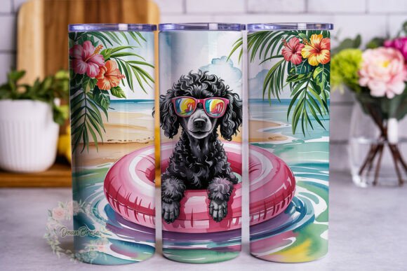 Poodle Beach Day Tumbler Wrap: A Designer's Review
