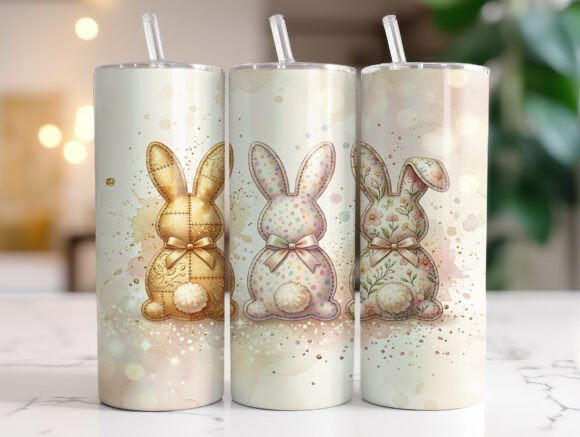 Review: Bunny Easter 20 Oz Tumbler Wrap PNG for Embroidery
