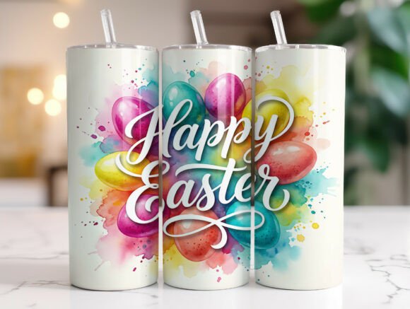 Review: Happy Easter Colorful Eggs Tumbler Wrap for Stitchers