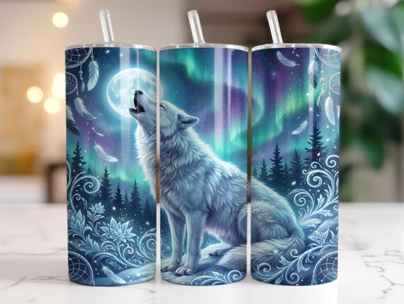 Review: Howling White Wolf 20oz Tumbler Wrap for Embroidery