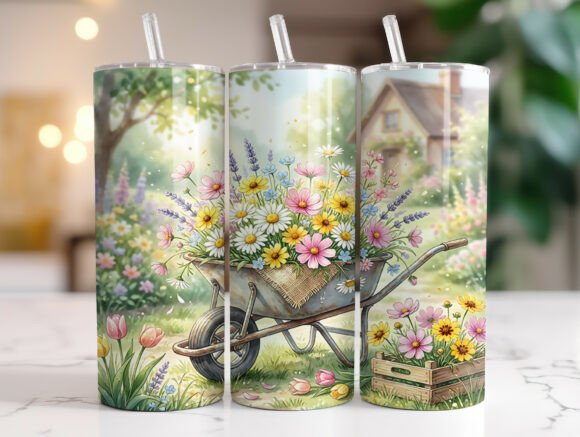 Review: Spring Floral Wheelbarrow for Embroidery Projects