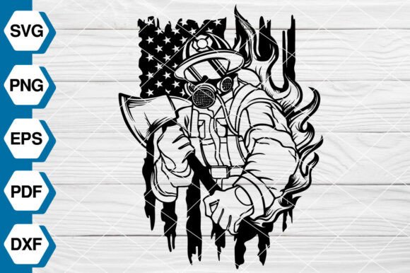 Review: US Fire Fighter,American Flag SVG -EP666 for Embroidery